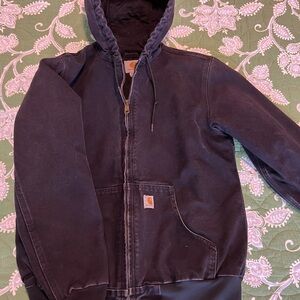 Carhartt Men's insulated canvas Jacket with Hood